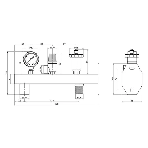 Група безпеки SD Plus для розширювального бака 3/4'' SD292W20