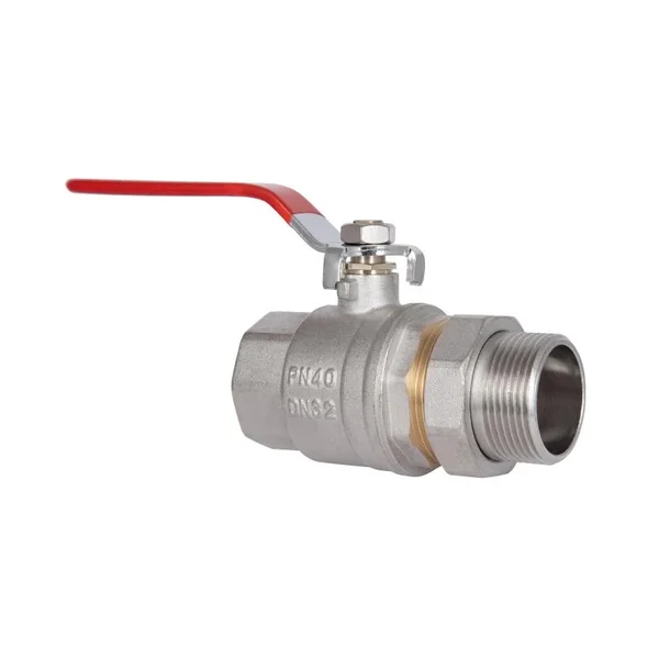 Кран шаровой с американкой Thermo Alliance Standart SD220W32 латунный прямой 1 1/4