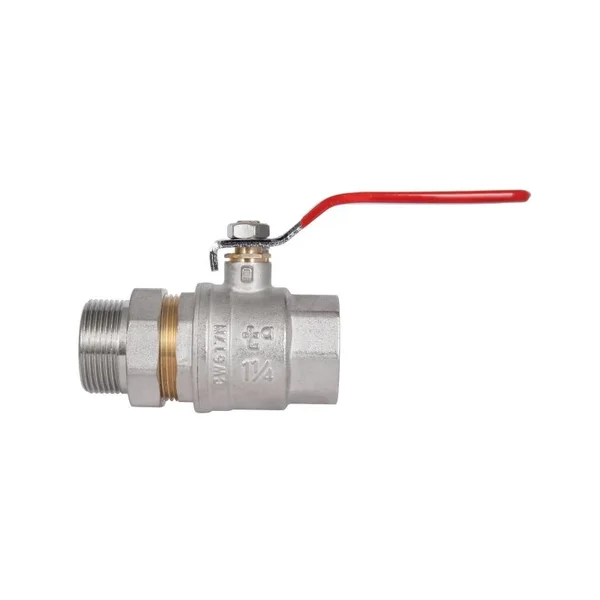 Кран шаровой с американкой Thermo Alliance Standart SD220W32 латунный прямой 1 1/4