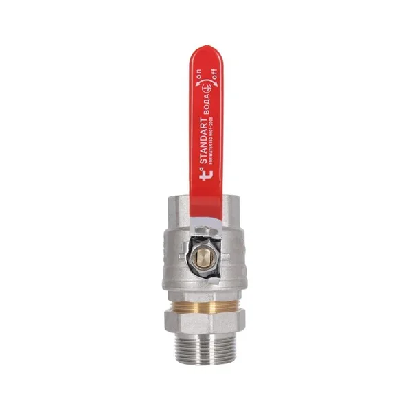 Кран шаровой с американкой Thermo Alliance Standart SD220W32 латунный прямой 1 1/4