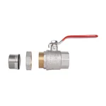Кран шаровой с американкой Thermo Alliance Standart SD220W32 латунный прямой 1 1/4
