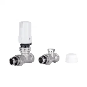 Комплект термостатичний для радіатора Thermo Alliance Standart SD353W15 латунний прямий 1/2 (SD353W15)