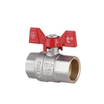 Кран шаровой Thermo Alliance Standart SD602NW20PN40 никелированный латунный 3/4