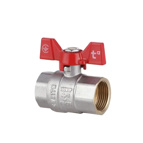 Кран шаровой Thermo Alliance Standart SD602NW20PN40 никелированный латунный 3/4