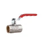 Кран шаровой Thermo Alliance Standart SD600NW15PN40 латунный никелированный с рычагом 1/2