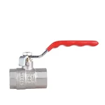 Кран шаровой Thermo Alliance Standart SD600NW15PN40 латунный никелированный с рычагом 1/2