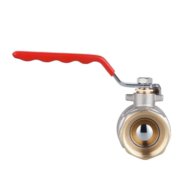 Кран шаровый Thermo Alliance Standart SD600NW32PN40 латунный никелированный 1 1/4
