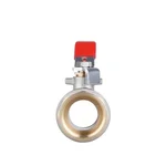 Кран шаровый Thermo Alliance Standart SD600NW32PN40 латунный никелированный 1 1/4