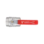 Кран шаровый Thermo Alliance Standart SD600NW32PN40 латунный никелированный 1 1/4