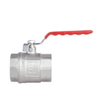 Кран шаровой Thermo Alliance Standart SD600NW50PN40 латунный никелированный рычажный 2