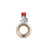 Кран шаровой Thermo Alliance Standart SD600NW50PN40 латунный никелированный рычажный 2