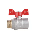 Кран шаровый Thermo Alliance Standart SD607NW20PN40 латунный никелированный 3/4