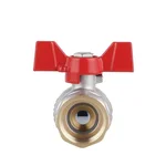 Кран шаровый Thermo Alliance Standart SD607NW20PN40 латунный никелированный 3/4