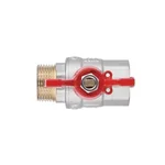 Кран шаровый Thermo Alliance Standart SD607NW20PN40 латунный никелированный 3/4