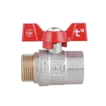 Кран шаровый Thermo Alliance Standart SD607NW25PN40 латунный никелированный 1