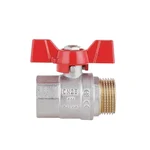 Кран шаровый Thermo Alliance Standart SD607NW25PN40 латунный никелированный 1