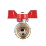 Кран шаровый Thermo Alliance Standart SD607NW25PN40 латунный никелированный 1