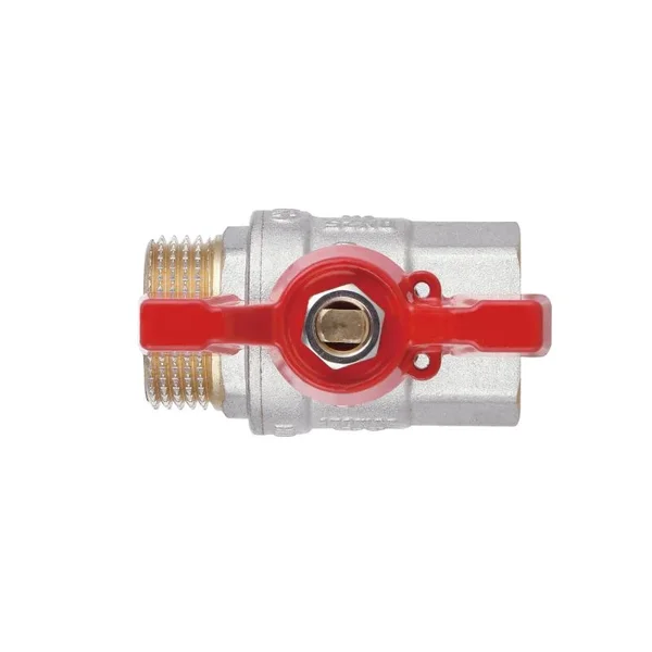 Кран шаровый Thermo Alliance Standart SD607NW25PN40 латунный никелированный 1