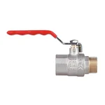 Кран шаровый Thermo Alliance Standart SD605NW20PN40 латунный никелированный прямой рычажный 3/4