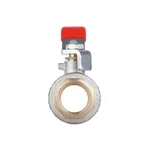 Кран шаровый Thermo Alliance Standart SD605NW20PN40 латунный никелированный прямой рычажный 3/4
