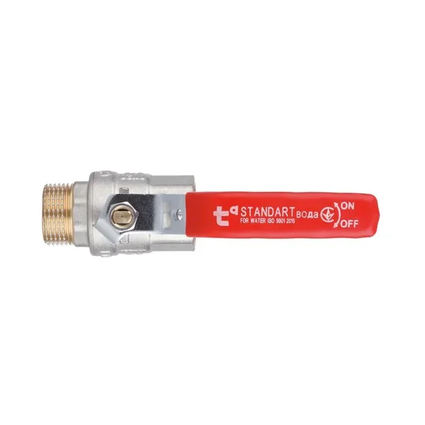 Кран шаровый Thermo Alliance Standart SD605NW20PN40 латунный никелированный прямой рычажный 3/4