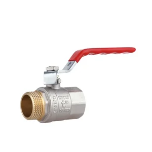 Кран кульовий Thermo Alliance SD605NW25PN40 Standart латунний нікельований 1