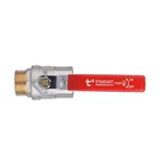 Кран шаровой Thermo Alliance SD605NW25PN40 Standart латунный никелированный 1