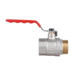 Кран шаровый Thermo Alliance Standart SD605NW32PN40 латунный никелированный рычажный 1 1/4