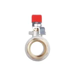Кран шаровый Thermo Alliance Standart SD605NW32PN40 латунный никелированный рычажный 1 1/4