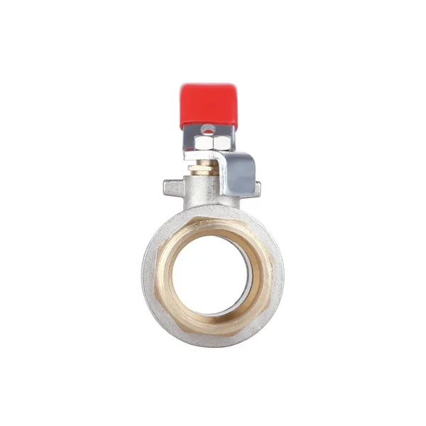 Кран шаровый Thermo Alliance Standart SD605NW32PN40 латунный никелированный рычажный 1 1/4