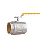 Кран кульовий Thermo Alliance Standart SD600NG50PN40 латунний нікельований для газу 2
