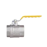 Кран кульовий Thermo Alliance Standart SD600NG50PN40 латунний нікельований для газу 2