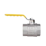 Кран кульовий Thermo Alliance Standart SD600NG50PN40 латунний нікельований для газу 2