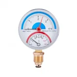 Термоманометр радіальний Thermo Alliance Standart SD1724B діаметром 80 мм з підключенням 1/2