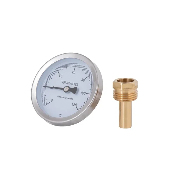 Термометр аксиальный Thermo Alliance Standart SD17440MM металлический 63 мм до 120°С 1/2 (SD17440MM)