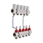 Колектор з витратомірами Thermo Alliance Standart SD235W5 латунний для теплої підлоги на 5 контурів 1 (SD235W5)