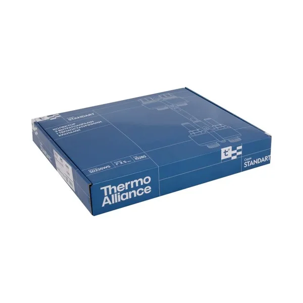Колектор з витратомірами Thermo Alliance Standart SD235W5 латунний для теплої підлоги на 5 контурів 1 (SD235W5)