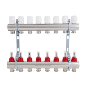 Коллектор Thermo Alliance Standart SD235W8 латунный с расходомерами на 8 выходов 1 (SD235W8) Коллектор Thermo Alliance Standart SD235W8 латунный с расходомерами на 8 выходов 1 (SD235W8)