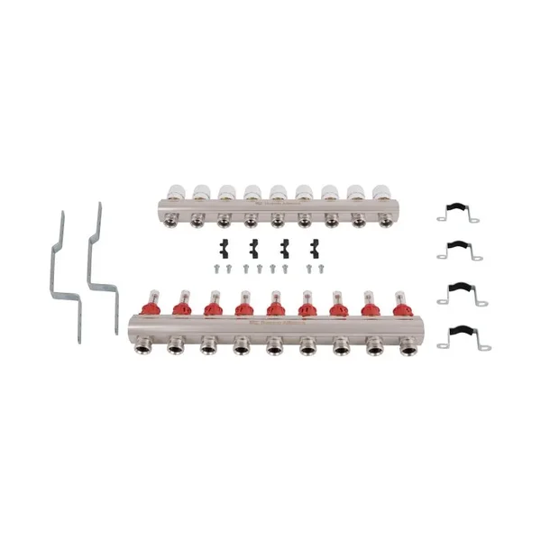 Колектор Thermo Alliance Standart SD235W9 латунний з витратомірами, 1