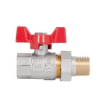 Кран шаровый Thermo Alliance SD220NW15PN40 Standart латунный никелированный прямой 