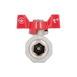 Кран шаровый Thermo Alliance SD220NW15PN40 Standart латунный никелированный прямой 