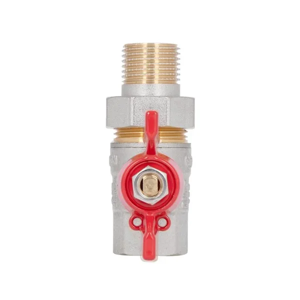 Кран шаровый Thermo Alliance SD220NW15PN40 Standart латунный никелированный прямой 