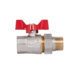 Кран кульовий з американкою Thermo Alliance Standart SD220NW20PN40 латунний прямий 3/4