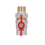 Кран кульовий з американкою Thermo Alliance Standart SD220NW20PN40 латунний прямий 3/4