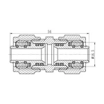 Муфта обжимная равнопроходная Thermo Alliance SF170W1616 Forte латунная с никелевым покрытием 16 мм (SF170W1616)
