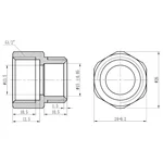 Муфта обтискна Thermo Alliance Forte 16х1/2