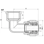 Кут обтискний Thermo Alliance Forte 16х1/2
