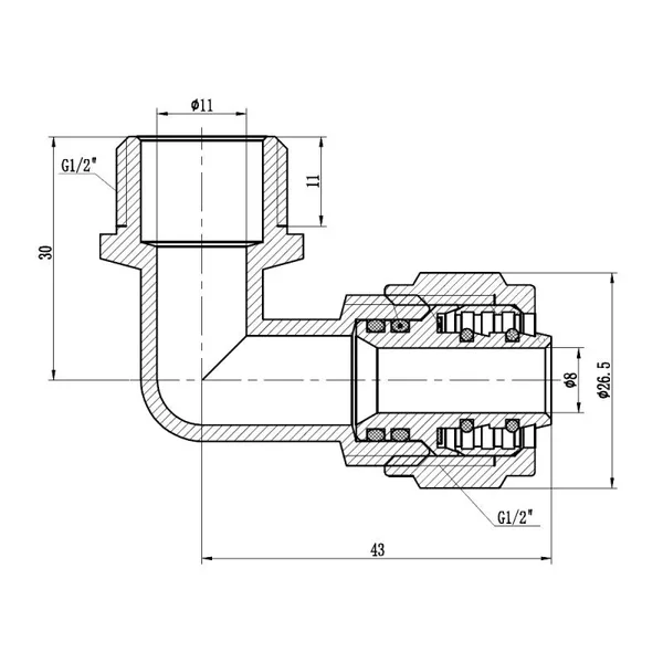 Кутик обтискний Thermo Alliance Forte 16х1/2