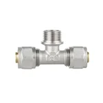 Трійник обтискний Thermo Alliance 16х1/2х16 Forte 16х1/2