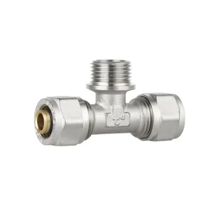 Трійник обтискний Thermo Alliance 16х1/2х16 Forte 16х1/2